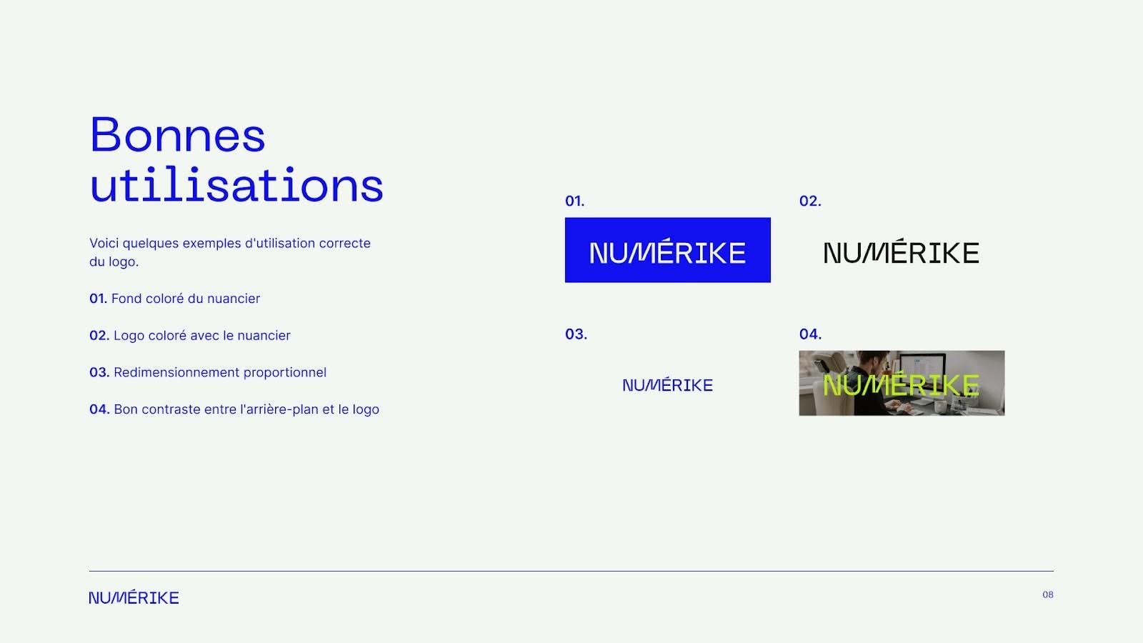 Bonnes pratiques design pour un logo : le projet Numérike